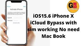 iPhone X iCloud Bypass With Sim iOs 15 To 16