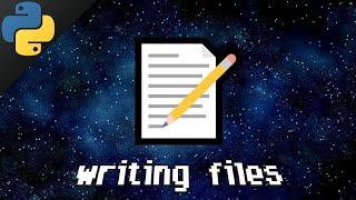 Python write a file 