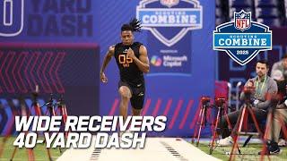 FULL Wide Receivers 40-Yard Dash | 2025 NFL Combine