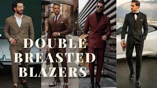 How To Style Double Breasted Blazer | Men Double Breasted Suits | Men Outfiters