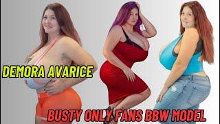 Demora Avarice  American Plus-Size Model, Glamour Bbw Celebrity, Social Media Influencer, Biography