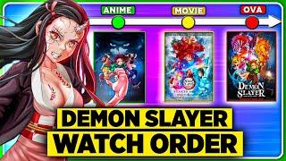 How To Watch Demon Slayer in Order [ Hindi ] Demon Slayer Watch Order in 2024