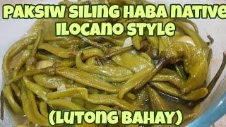 Paksiw siling haba native ilocano style(lutong bahay)