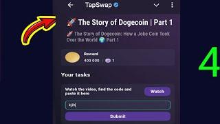  The Story of Dogecoin | Part 1 | Tapswap Code | The Story of Dogecoin: How a Joke Coin Part 1