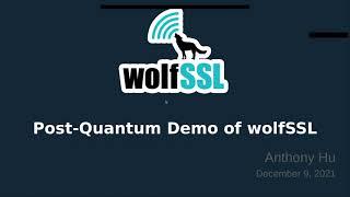 Post Quantum Crypto in wolfSSL