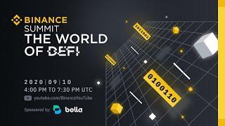 Binance Summit: “The World of DeFi”