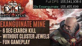 PoE 3.24 - Cold Exsanguinate mine build - Path of Exile Necropolis