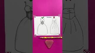 How to draw a dress #nnursema