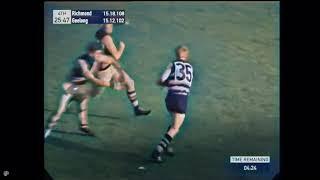 1967 VFL Grand Final, final few minutes, colorized