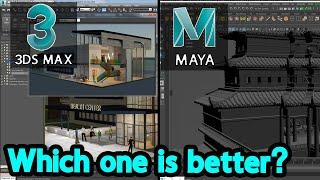 3ds Max vs Maya  | Which one is Better in ArchViz?