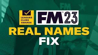 How To Play FM23 With Real Names | Real Name Fix Football Manager 2023
