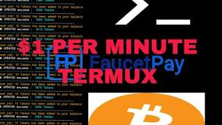Earn BTC|LTC| BNB for free using termux | non stop faucet $1| 100% working |new