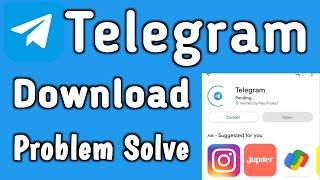 How to fix can't install Telegram download | Telegram pending problem solved | nagesh tech gallery