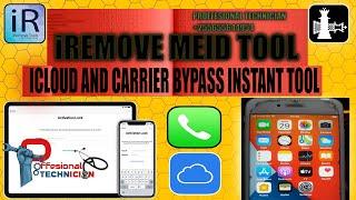 ICLOUD MEID PHONES AND CARRIER BYPASS USING iREMOVE TOOLS WORKS 100% IPHONE 5S -X WITH NETWORK 100%