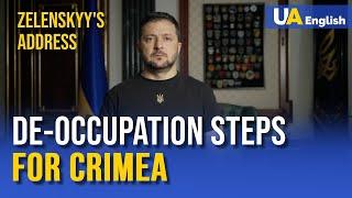 We are preparing a list of de-occupation steps for Crimea – Zelenskyy