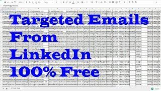 How to Extract Emails from linkedin | How to Scrape Emails from Web | Linkedin Email Extractor