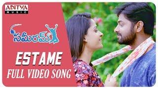 Estame Full Video Song || Sameeram Video Songs || Yashwanth, Amrita Acharya