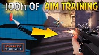 How Much I Improved After 100h of AIM TRAINING | Kovaak's FPS Aim Trainer