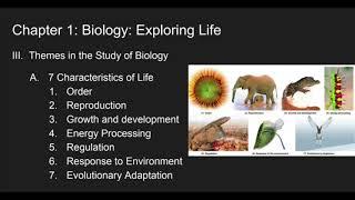 Chapter 1- Biology: Exploring Life