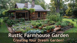 Transform Your Outdoor Space: Rustic Farmhouse Garden Ideas