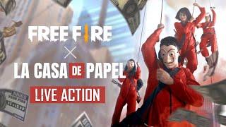 ¡LIVE ACTION: FREE FIRE x LA CASA DE PAPEL!  | Garena Free Fire