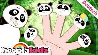 Panda-Finger-Familie| Finger Familienlied | Kinderreime und Kinderlieder | HooplaKidz Deutsch