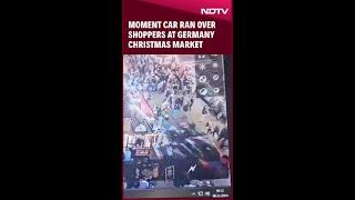 Germany News Update |On Camera: Video Shows Moment Car Ran Over Shoppers At German Christmas Market