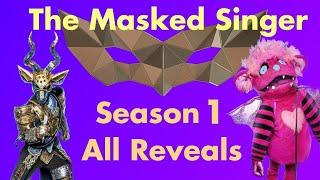 The Masked Singer Germany - Season 1 - All Reveals