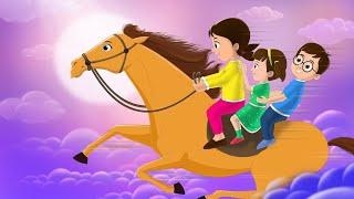 Lakdi ki Kathi kathi pe ghoda | hindi nursery rhymes | kids poem | balgeet | @tiktikbell