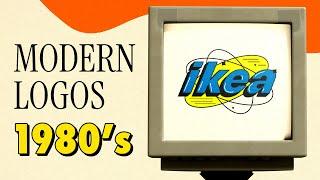 I Transformed Modern Logos into Retro 80's Design Styles