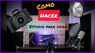 Como Hacer ESTUDIO CASERO Para YOUTUBE (Home Studio)