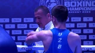 Bekzod Khamidov vs. Kamron Turgunboyev Uzbekistan National Championships 2023 SF's (67kg)