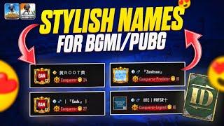 Pubg  Me Stylish Name Kaise Likhe | Free Fire Stylish Name | New Circle Trend Name in PUBG | Bgmi