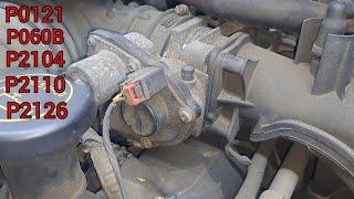 ford explorer P0121 P060B P2104 P2110 P2126 fix