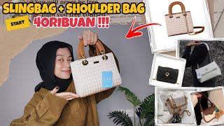 SHOPEE HAUL SLINGBAG LOCAL DAN IMPORT MURAH START 40RIBUAN !!!