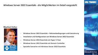 Windows Server 2022 Essentials - die Möglichkeiten im Detail vorgestellt