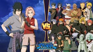 Sasuke & Sakura Team VS two-man team Marathon battle NARUTO X BORUTO Ultimate Ninja STORM