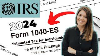 How to calculate estimated taxes - 1040-ES Explained! {Calculator Available}
