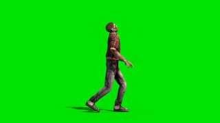 Green Screen Zombie Strip and Walking - Footage PixelBoom CG