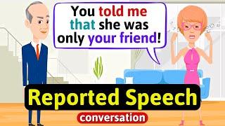 Reported Speech (say and tell) - English Conversation Practice - Improve Speaking Skills