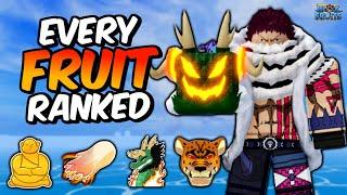 EVERY Fruit RANKED From WORST to BEST in Blox Fruits!