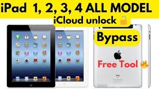 Apple ipad 1,2,3,4, Mini 1,2,3,4 All Model icloud Bypass/Remove icloud Free tool 