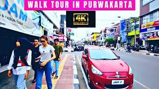 KOTA PURWAKARTA SEKARANG !!!  Walk Tour 4K