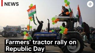 Kisan Andolan: Farmers Lead Tractor Rally on Republic Day