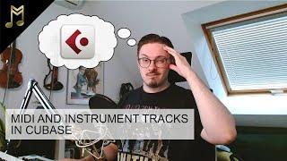 Midi and Instrument tracks in Cubase | Beginners Guide To Cubase