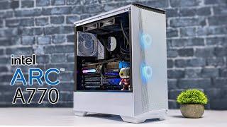 We Built An All Intel ARC Gaming PC And It's Fast! A770, i5 13600K Hands-On Build