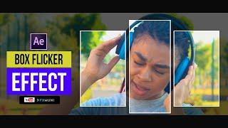 Trending! Beat - Box Flicker Effect in Aftereffects | Tutorial | Fxmuni