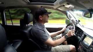 Driving Review - 2013 Lexus LX 570 - 8 Passenger SUV Test Drive - Video Review - In Depth