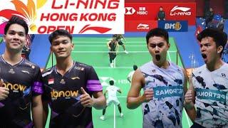 Fikri/Marthin (INA) VS Goh/Izzuddin (MAS) | Round Of 16 Badminton Hongkong Open 2024