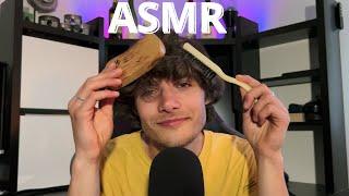 ASMR // Brushing my hair!  (Minimal Talking)
